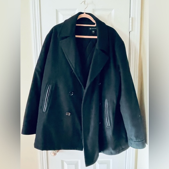 INC International Concepts Men's Erik Classic Fit Fleece Lined Hooded Jacket Black Size Large